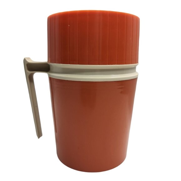 Vintage Thermos Hot or Cold Food Container Gold Model 7002 10 oz. - Picture 1 of 6